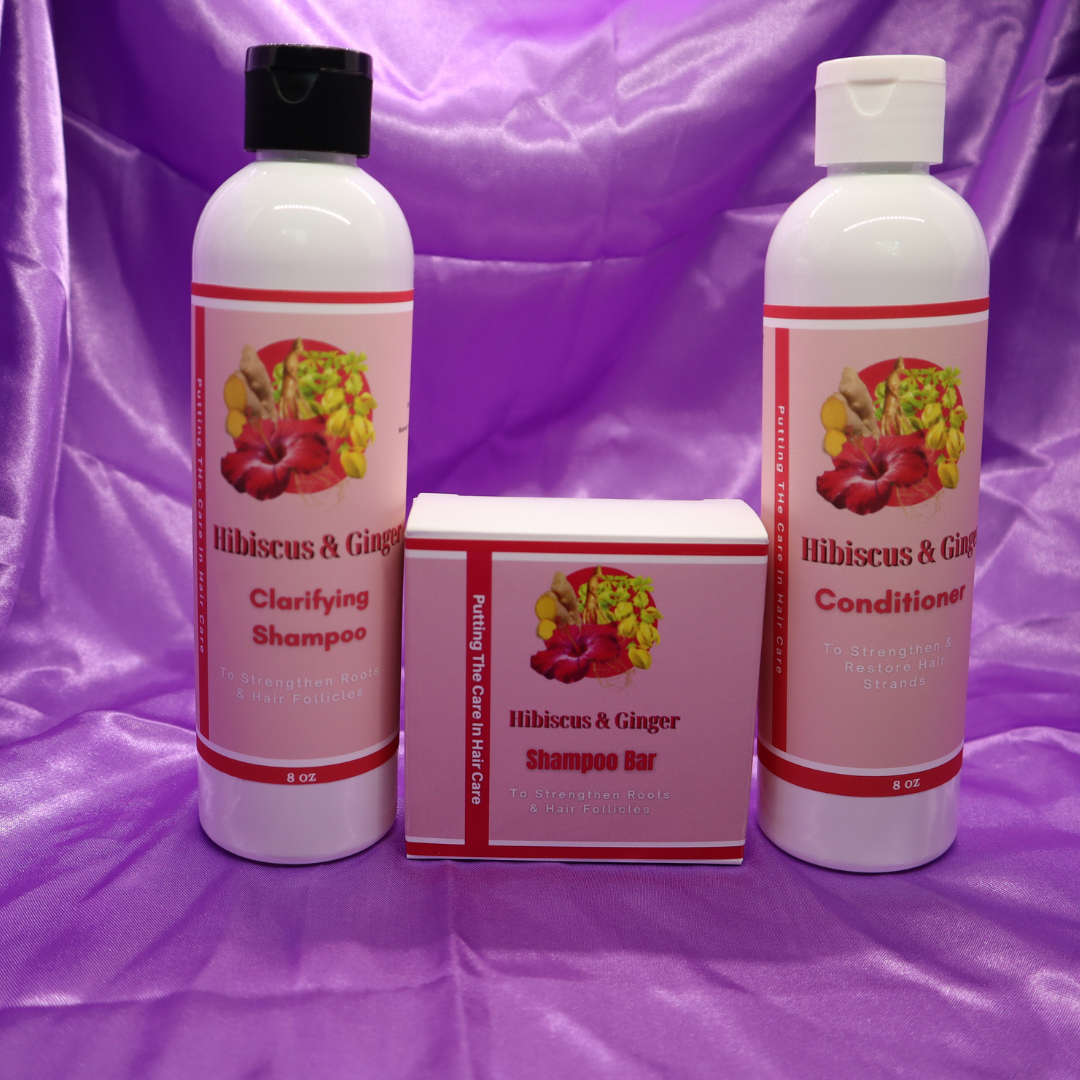 Hibiscus & Ginger Shampoo & Conditioner Bundle