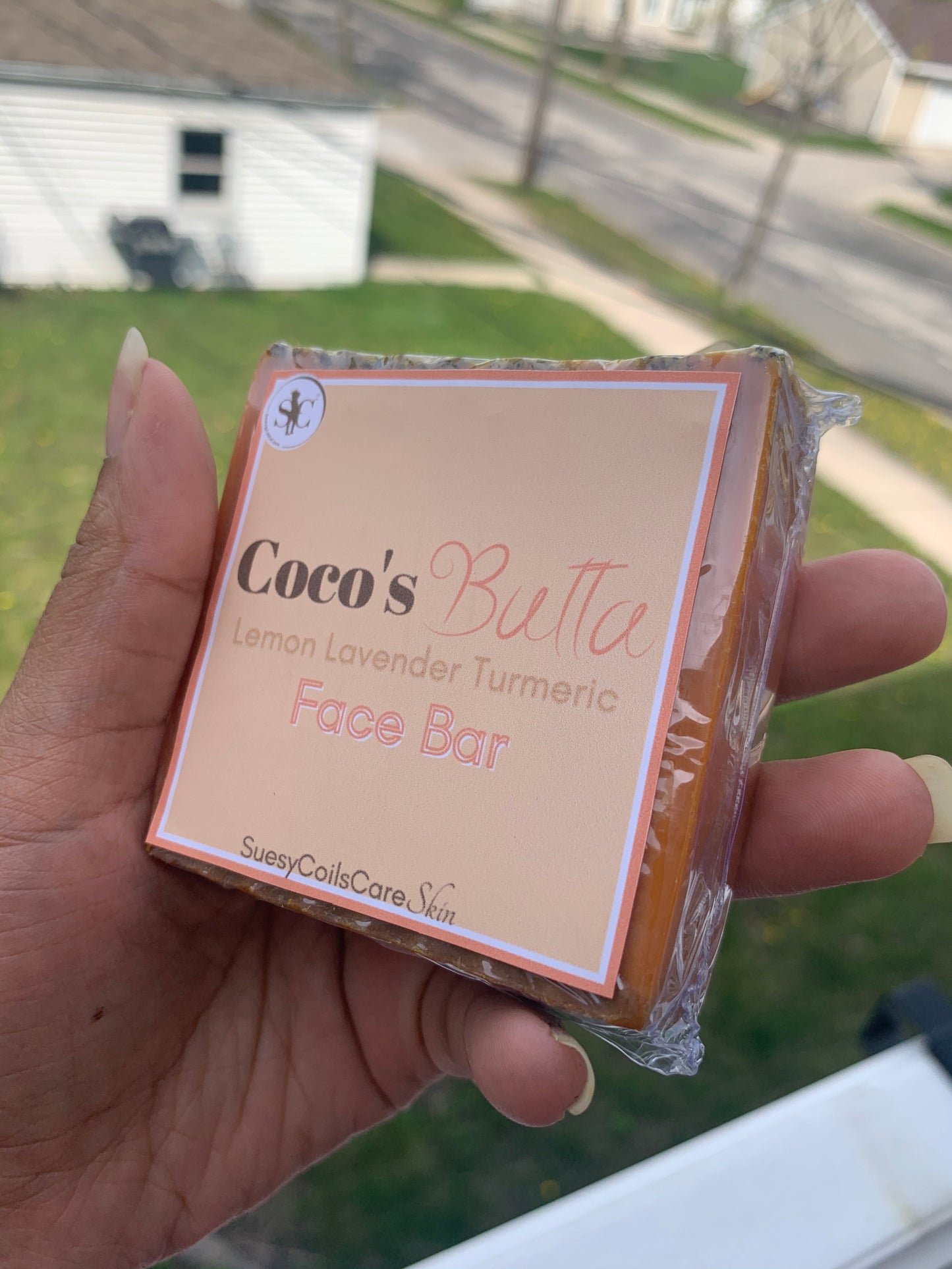 Coco's Butta Lemon Lavender Turmeric Face Bar